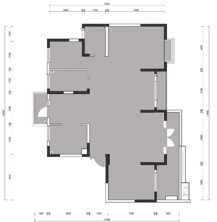 空間規劃師丨色彩層次映射功能變化，刪繁就簡的輕盈自宅