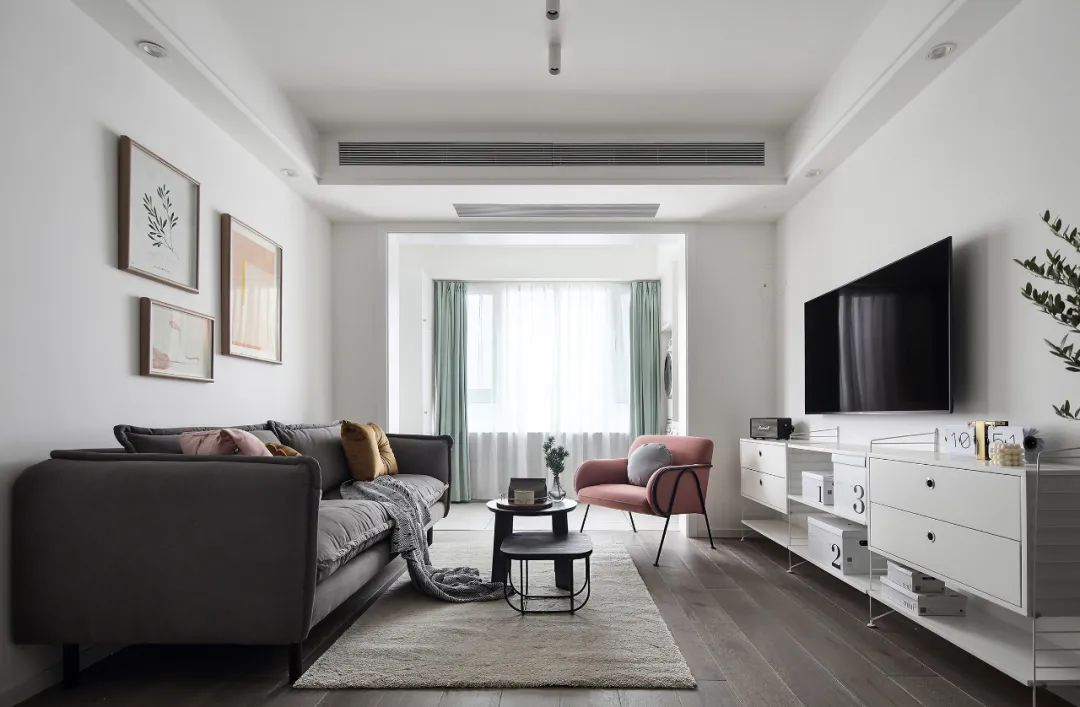 進(jìn)門就是5米收納柜，2改3小戶型，布局超多驚喜~