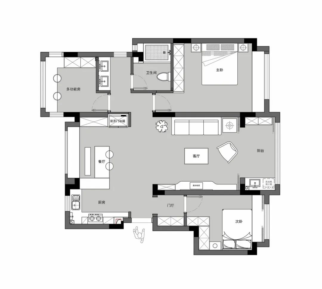 小三室擁有大公區，這對夫妻真會玩，手把手教你“過”日子