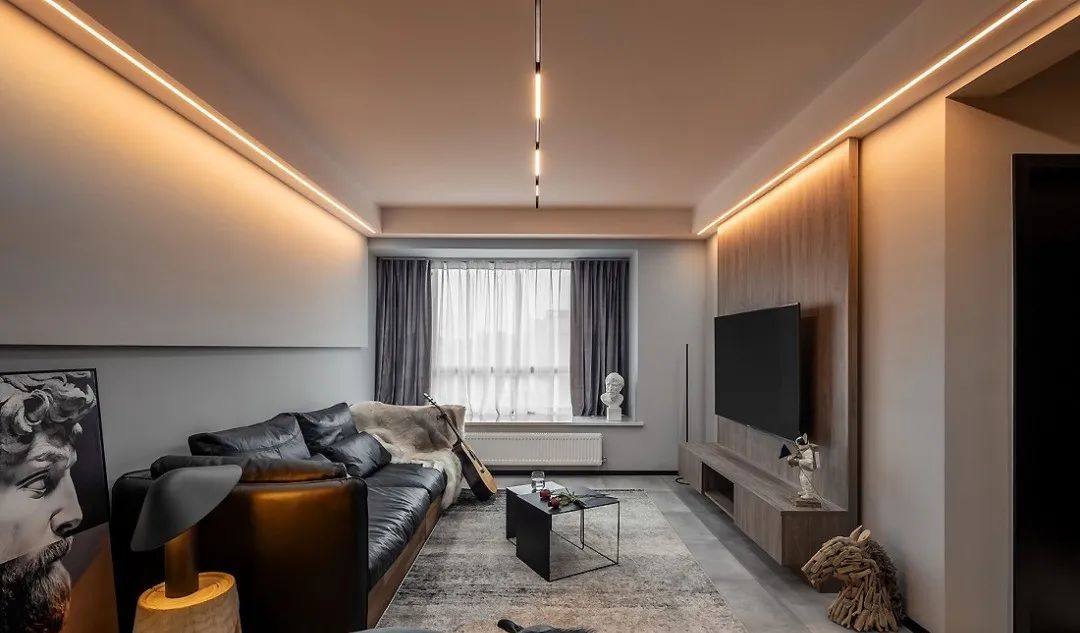 1人1貓隨心住，豐盈黑白簡約，潮酷boyの雅痞居