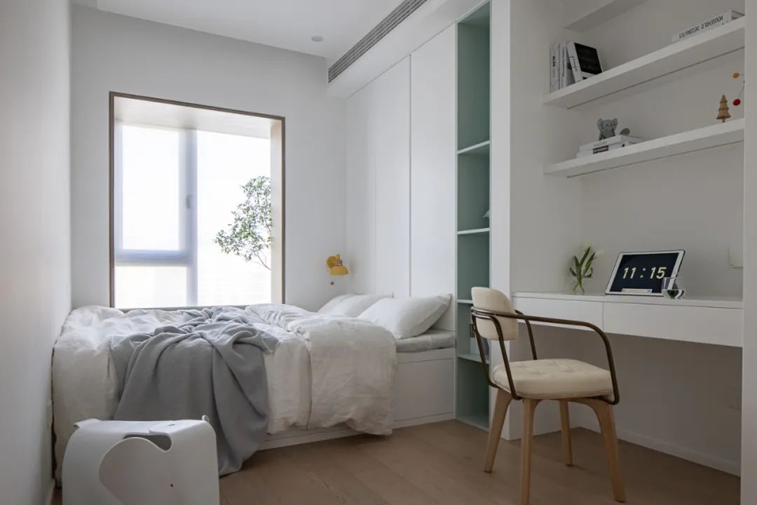 80后男人玩起浪漫，陽臺書房+LDK純凈悠閑，寵妻天花板！