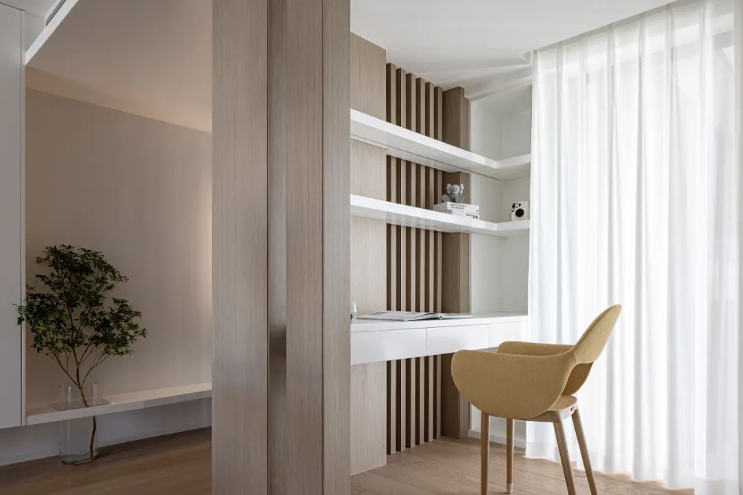 80后男人玩起浪漫，陽臺書房+LDK純凈悠閑，寵妻天花板！