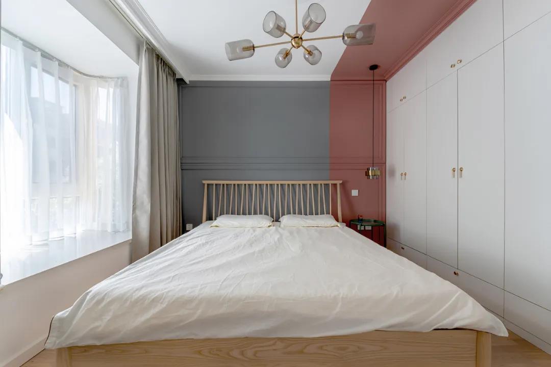 莫蘭迪色背景墻、廚房自帶落地窗...100㎡超治愈，快收藏