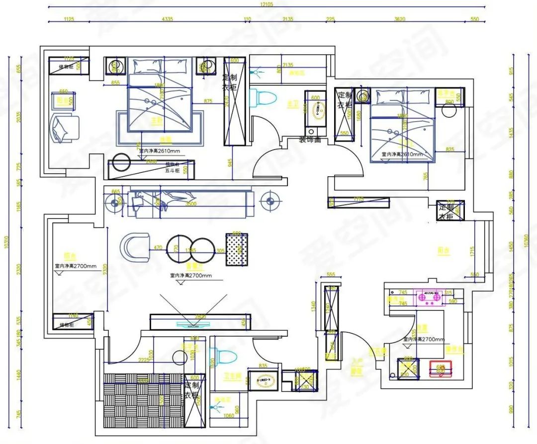 130㎡ | 把ins上的輕法式搬回家 