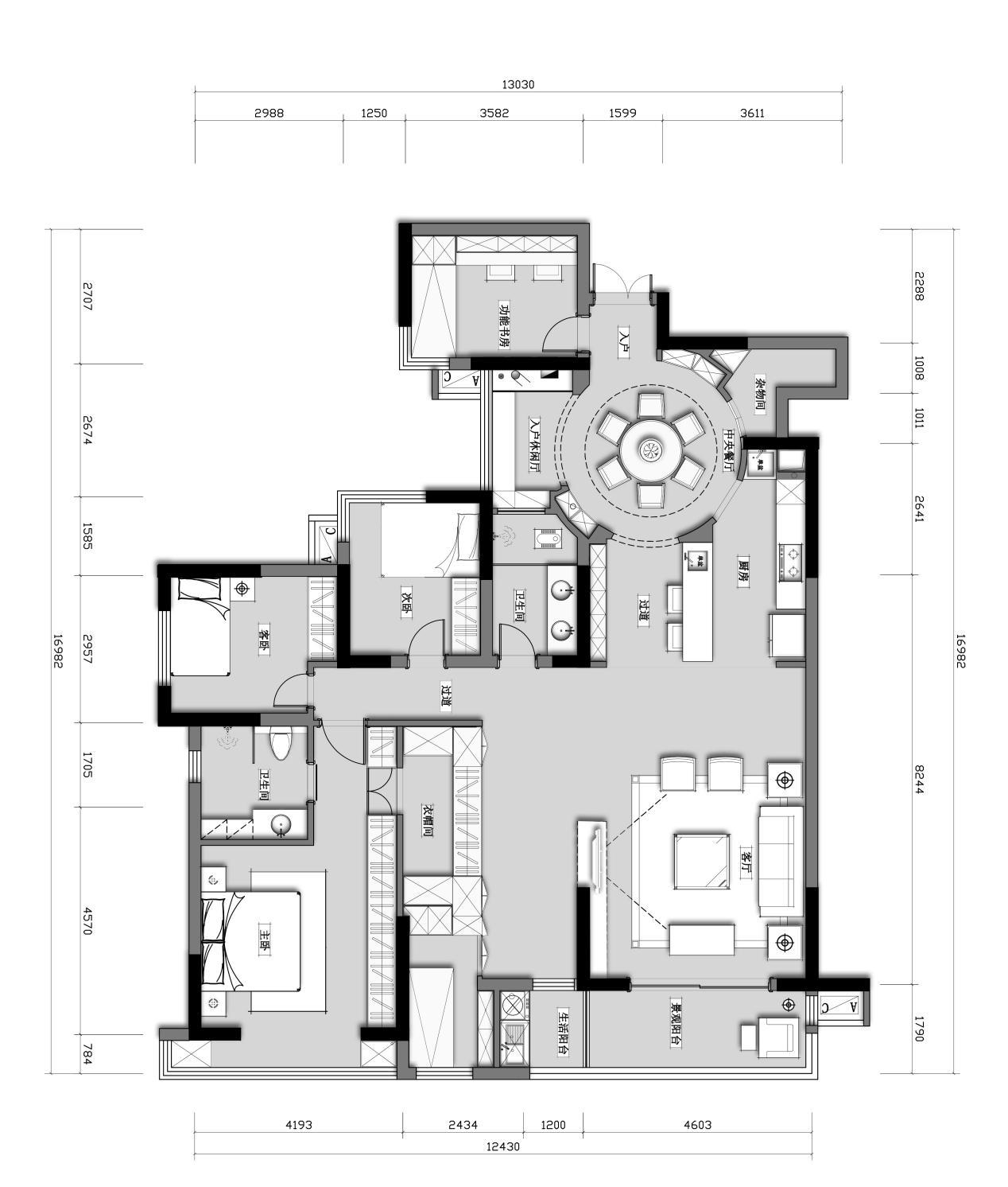 5口之家的教科書式改造，具備收納&品質(zhì)&科學(xué)設(shè)計	