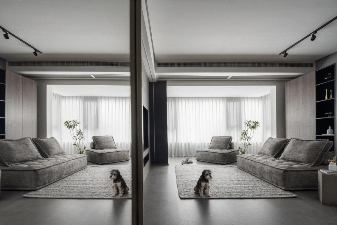 咖啡店老板巧改毛坯房“高級灰雕塑風”邊藝術邊生活