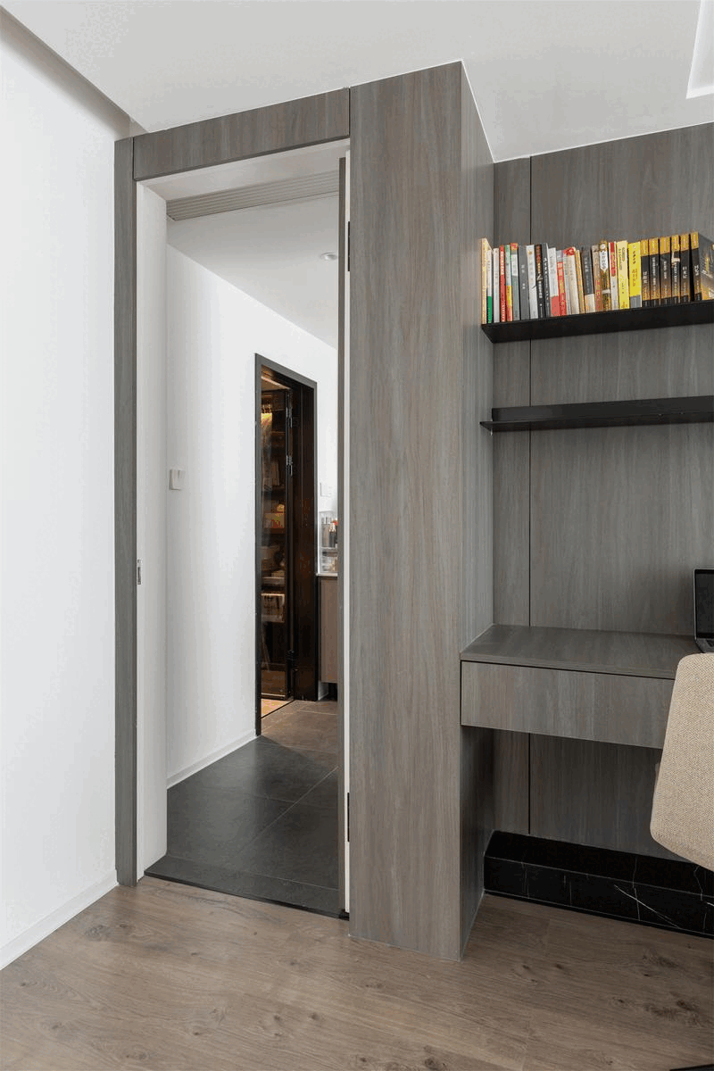 高級(jí)感大平層：飄窗別打通了！他家神奇改造多一室