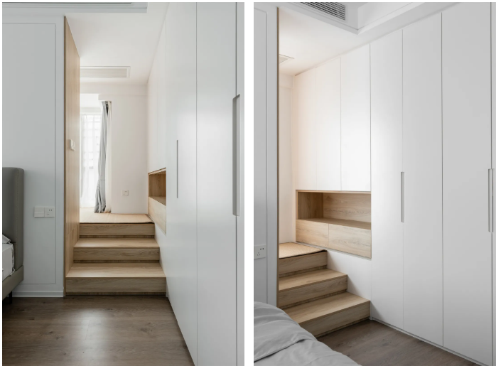 高級(jí)感大平層：飄窗別打通了！他家神奇改造多一室