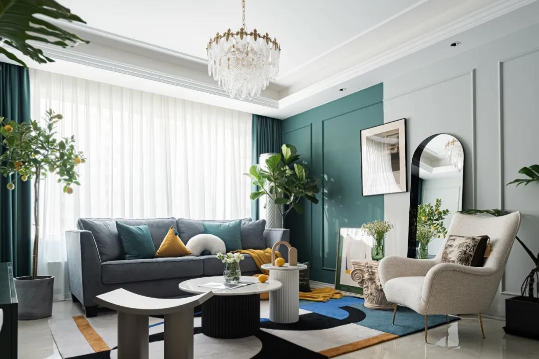 朋友非要全屋刷綠色，沒想到裝好后，堪比豪宅！	