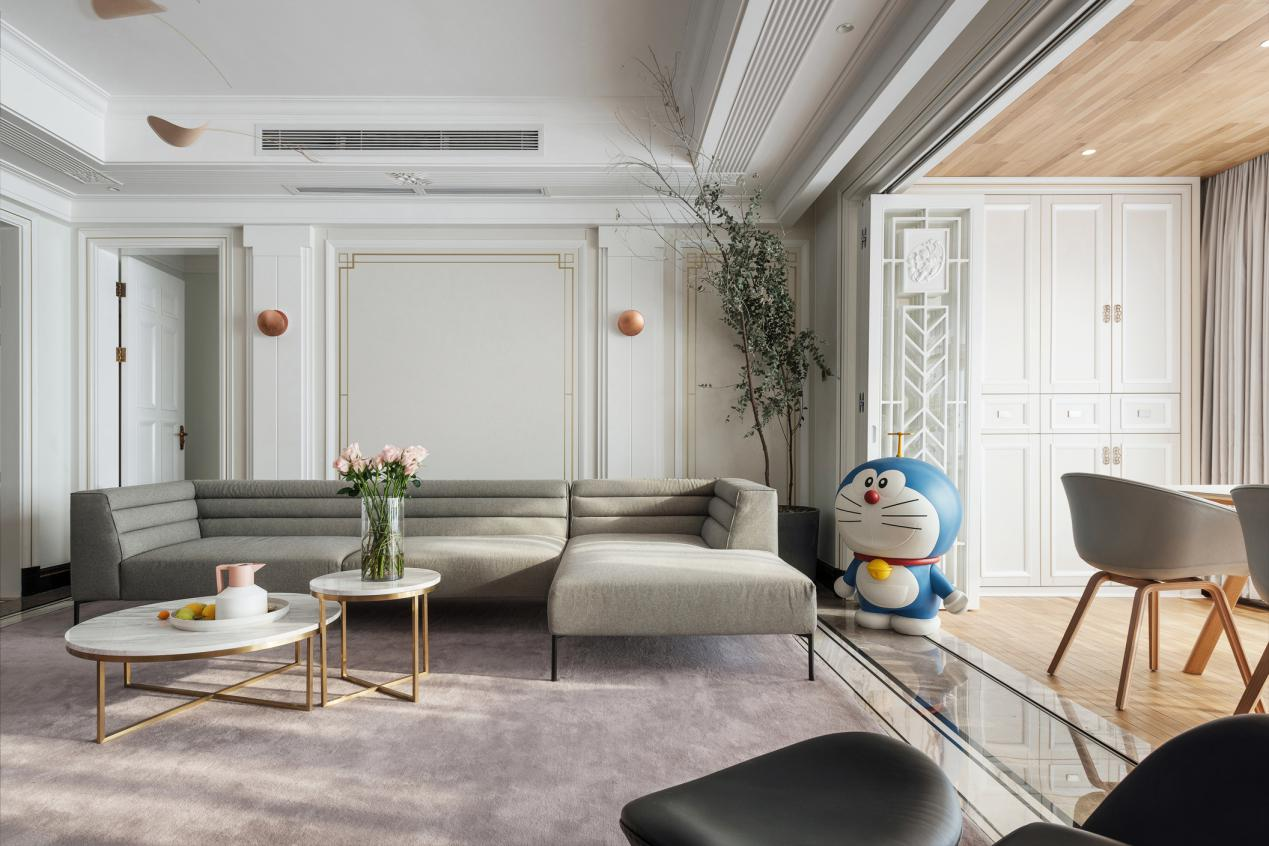  功能已達(dá)上限！設(shè)計(jì)師巧用158㎡實(shí)現(xiàn)6口之家擴(kuò)容秘技  學(xué)姐  戶型 四居室 使用面積 158㎡ 