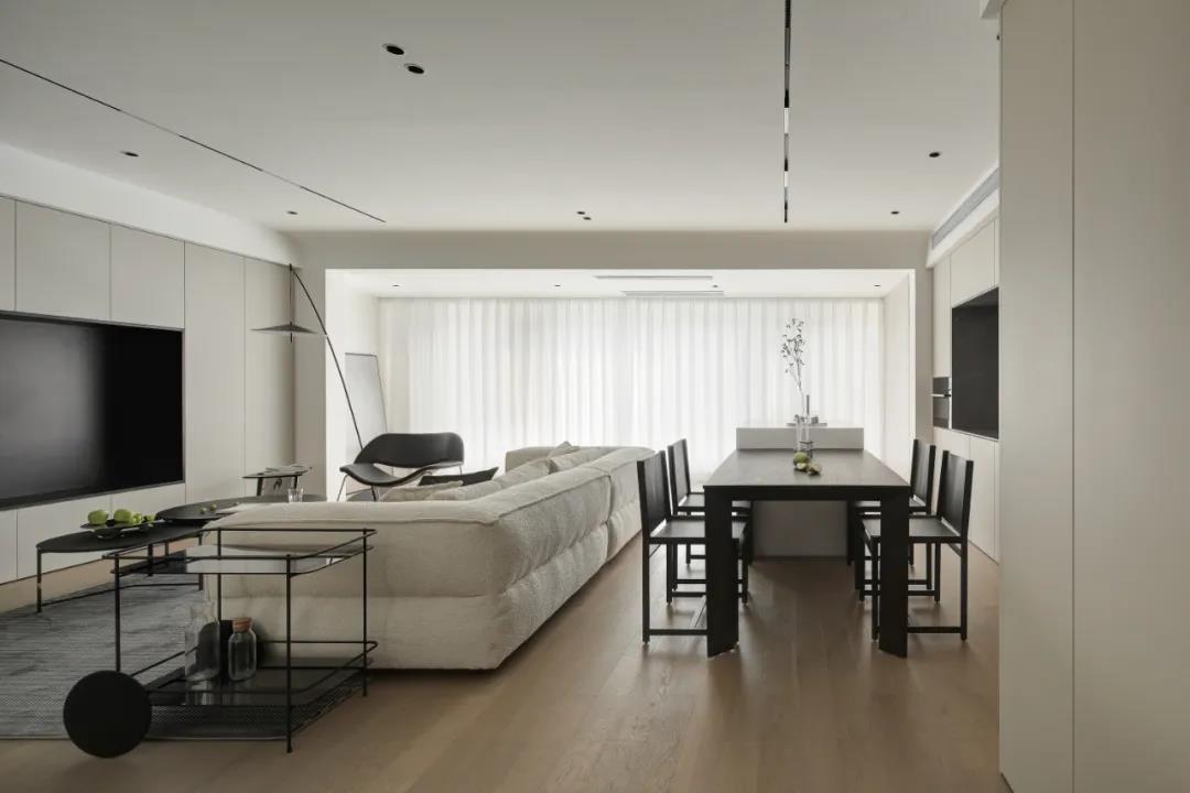 新時(shí)代夫妻的143㎡『黑白質(zhì)感家』，開啟心動(dòng)模式~