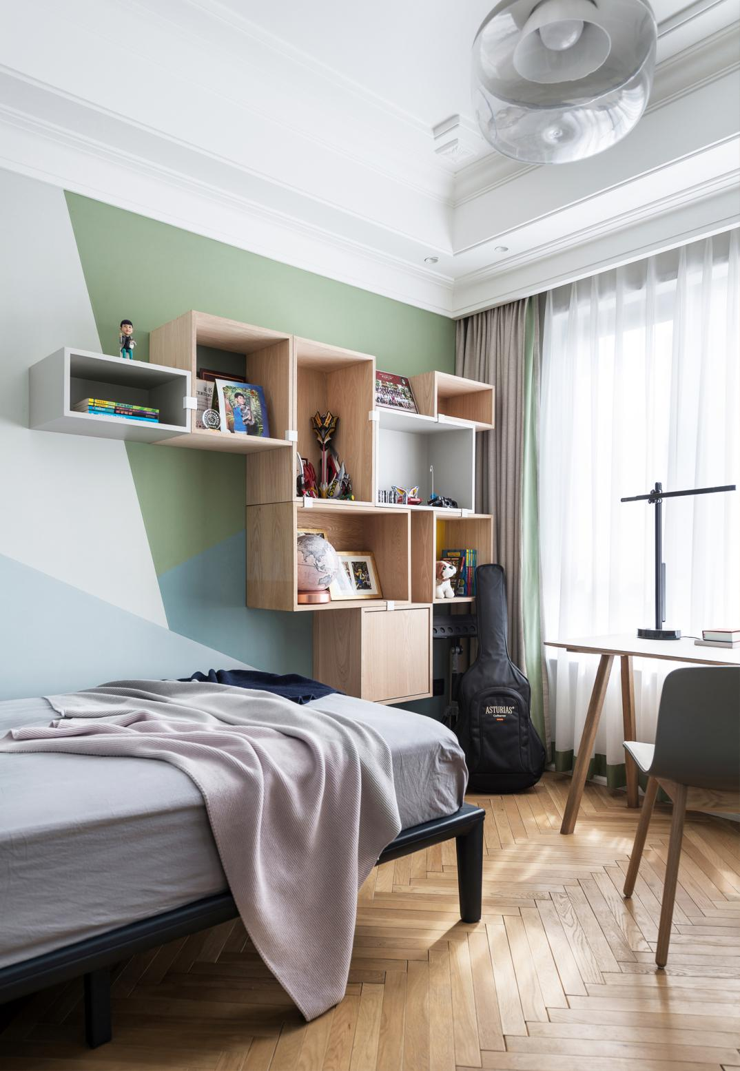  功能已達(dá)上限！設(shè)計(jì)師巧用158㎡實(shí)現(xiàn)6口之家擴(kuò)容秘技  學(xué)姐  戶型 四居室 使用面積 158㎡ 