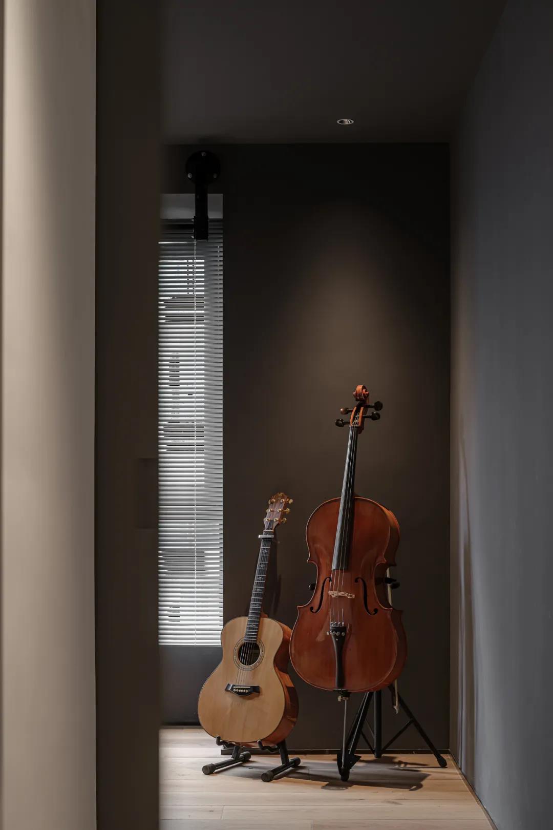 112㎡氛圍感upの元氣愛巢，把『休閑靜吧』搬進家	