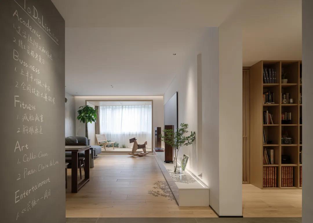 112㎡氛圍感upの元氣愛巢，把『休閑靜吧』搬進家	