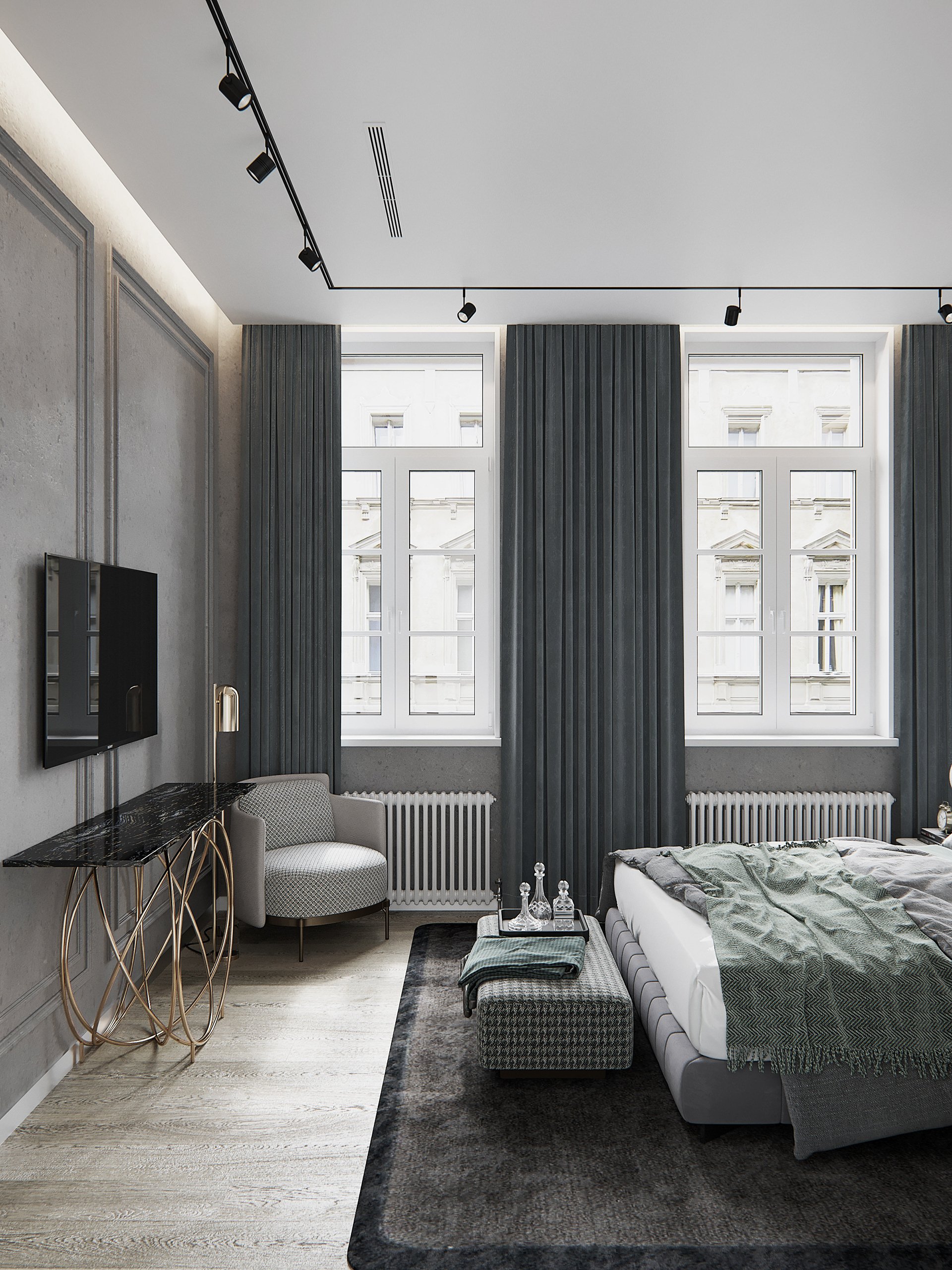 蘇州95㎡『摩登貴族宅』，坐擁藝術長廊+“展館餐廳”