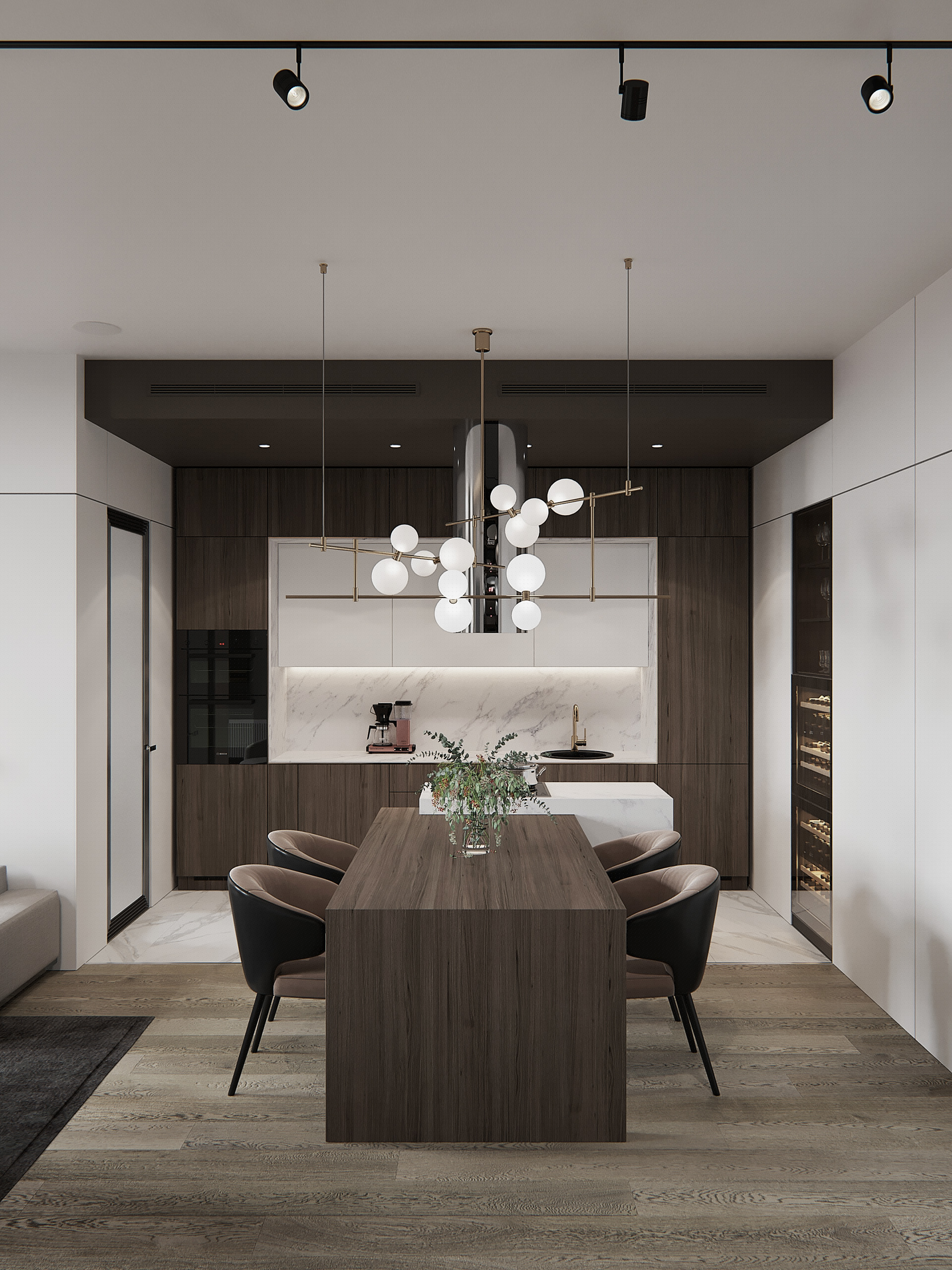 蘇州95㎡『摩登貴族宅』，坐擁藝術長廊+“展館餐廳”