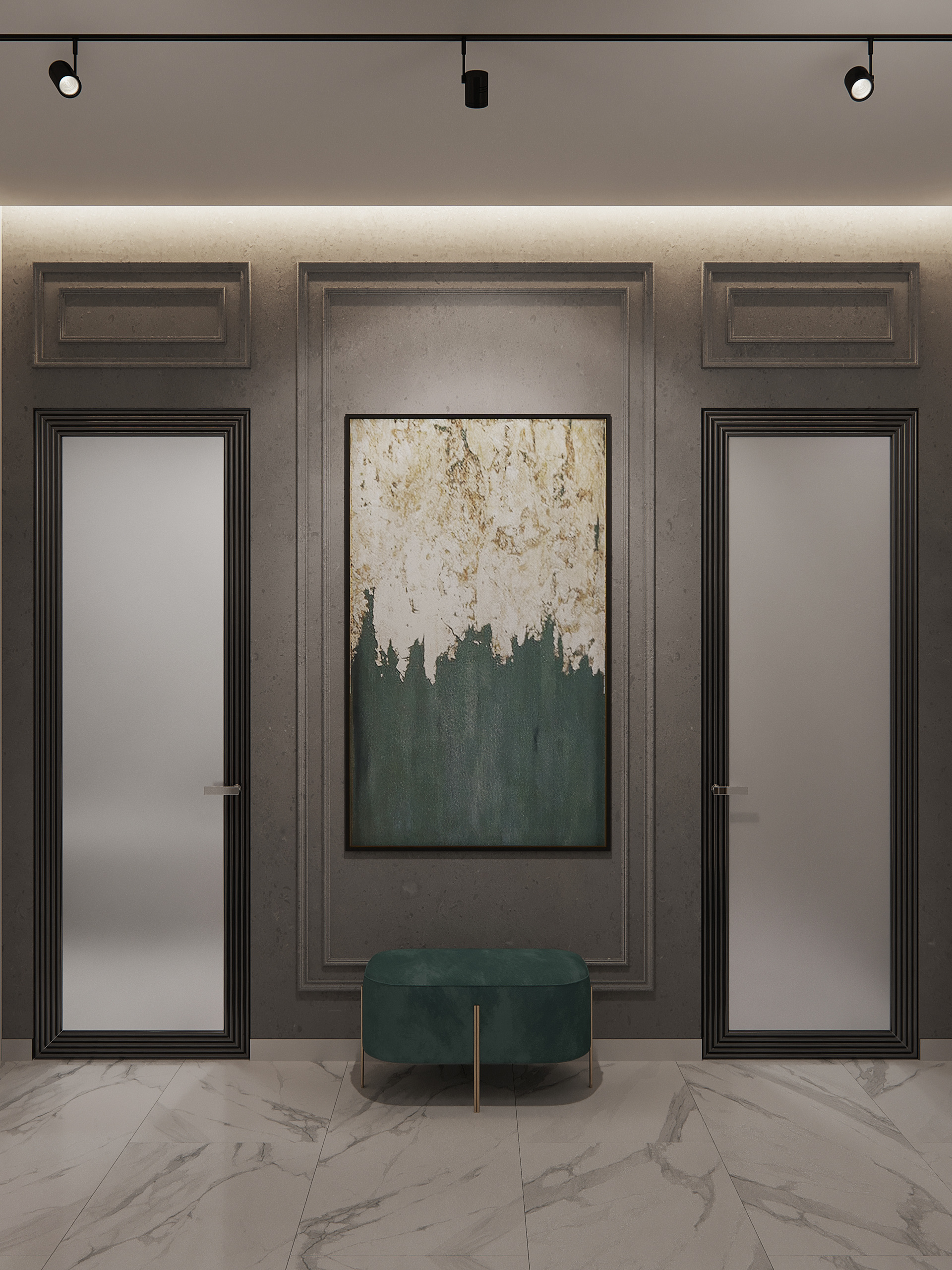 蘇州95㎡『摩登貴族宅』，坐擁藝術長廊+“展館餐廳”