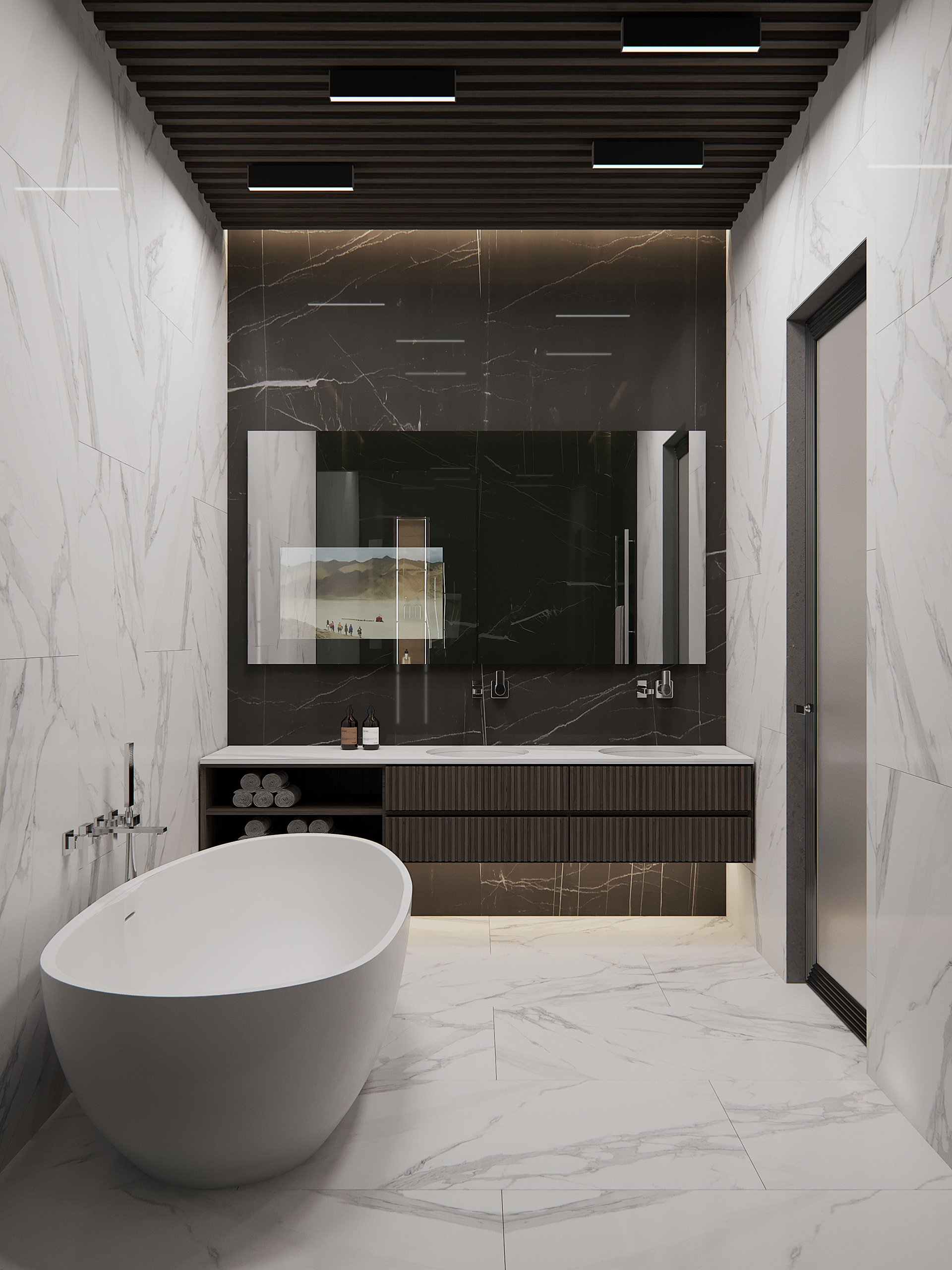 蘇州95㎡『摩登貴族宅』，坐擁藝術長廊+“展館餐廳”