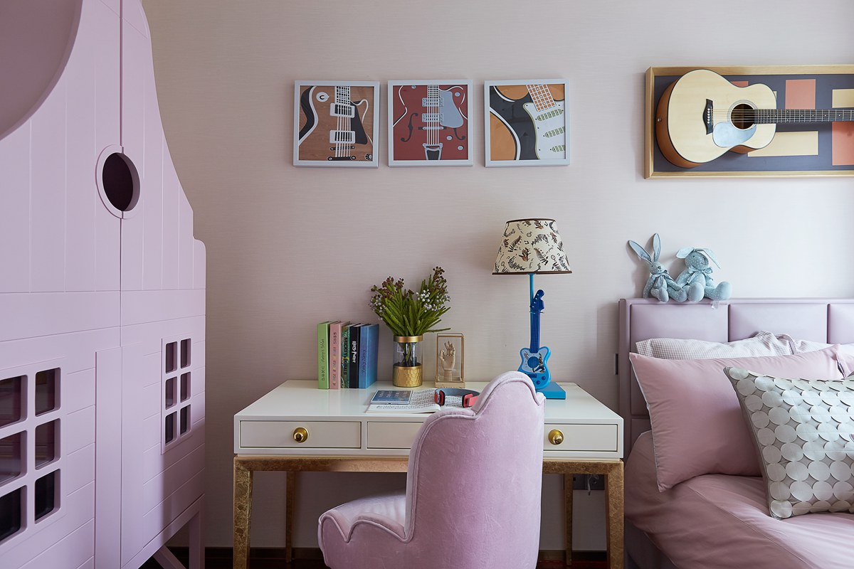 124㎡多口之家，全屋『愛馬仕橙』，雜志里才有的樣子！