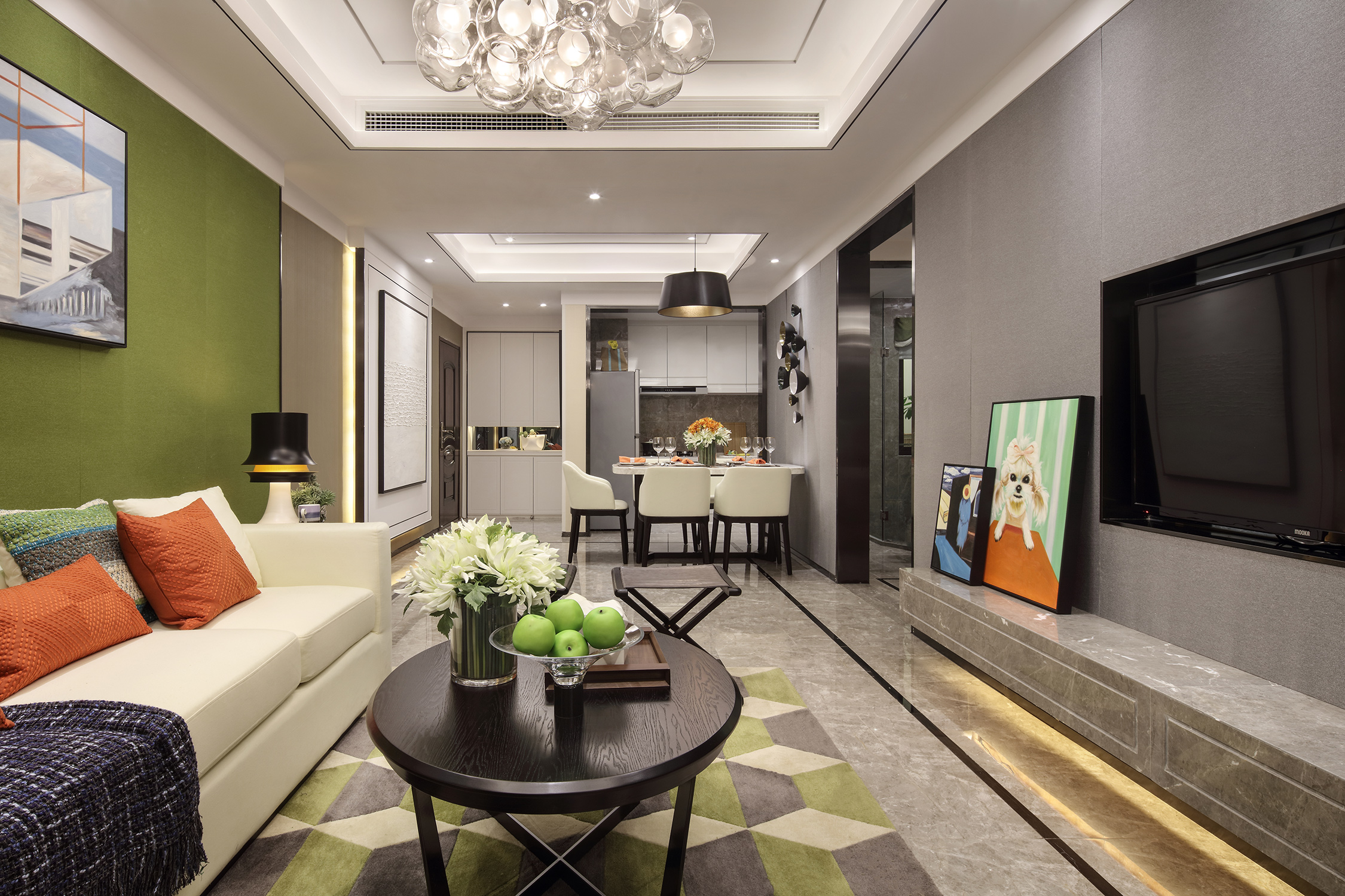 四口之家132㎡[擴(kuò)容術(shù)]，拆掉玄關(guān)墻，憋屈客廳豁然開朗！