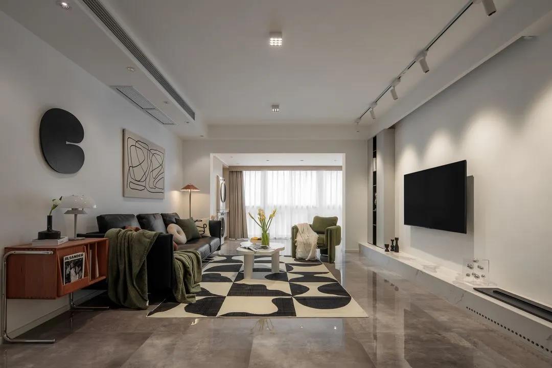 廣州夫妻買下120㎡全景通透大橫廳，打造會呼吸的家