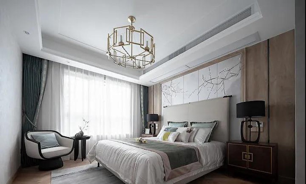 “國(guó)風(fēng)總裁”的新家，142㎡新中式三居做出獨(dú)立衣帽間，超有味