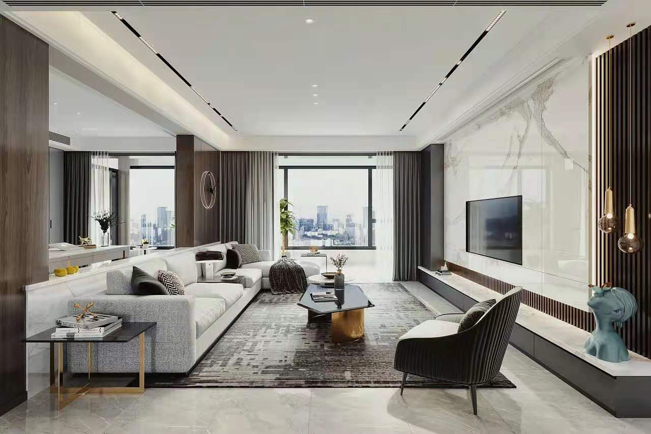 時尚達人的輕奢大兩居，簡約就是最摩登的生活