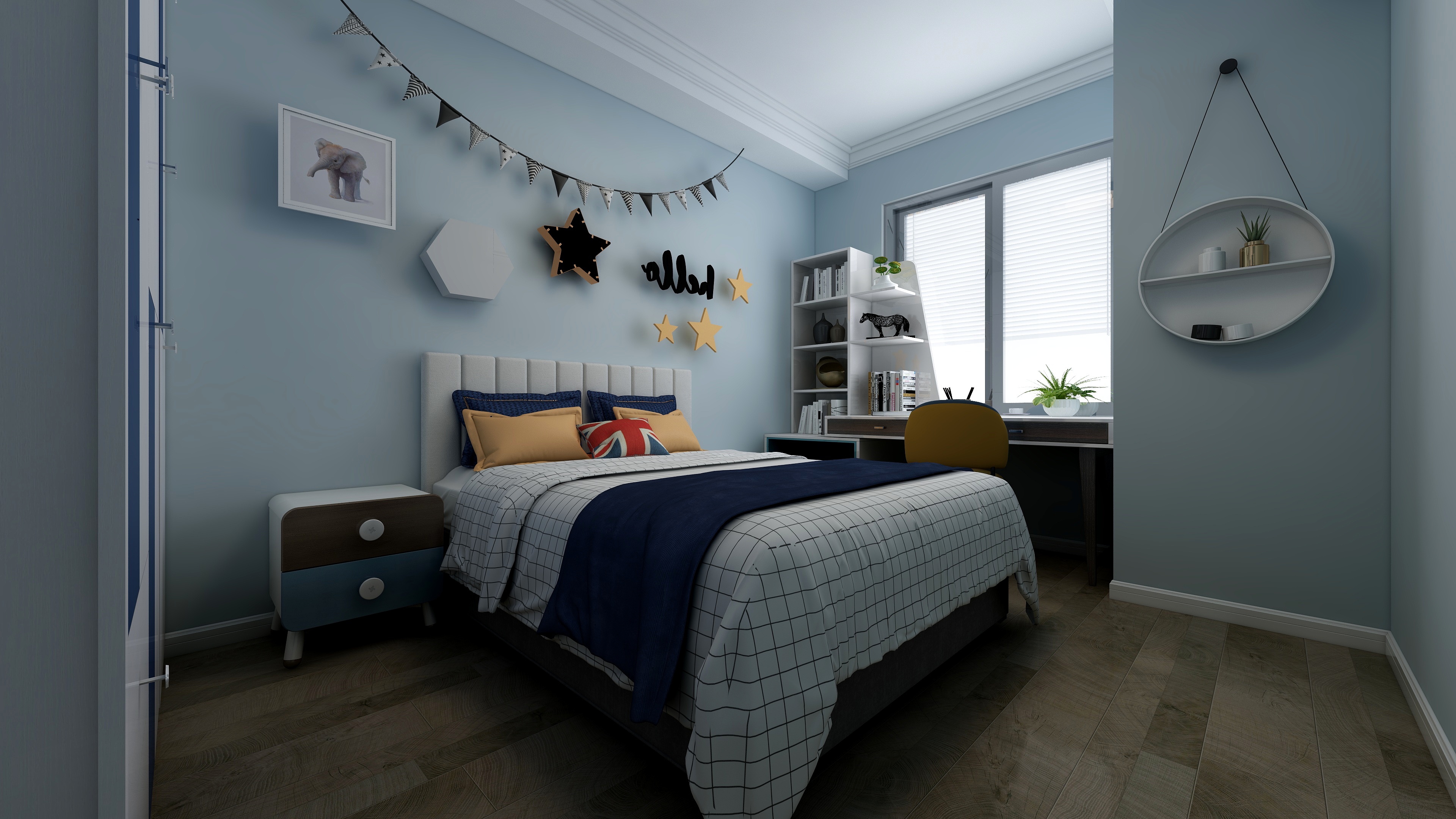 二孩家庭帶老人，四居空間規(guī)劃竟如此合理！