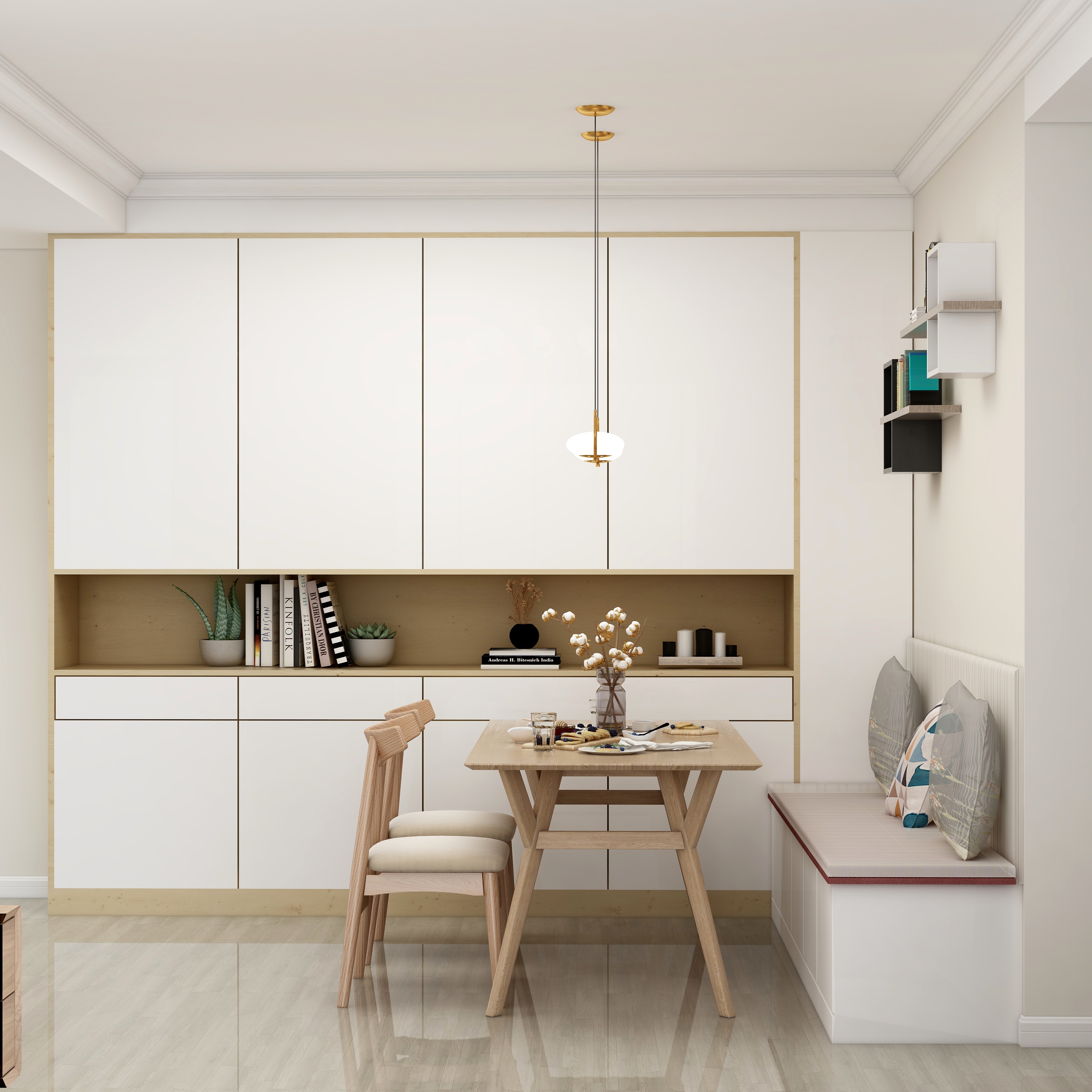 70㎡簡約兩居，清純外表下是驚人的“食量”