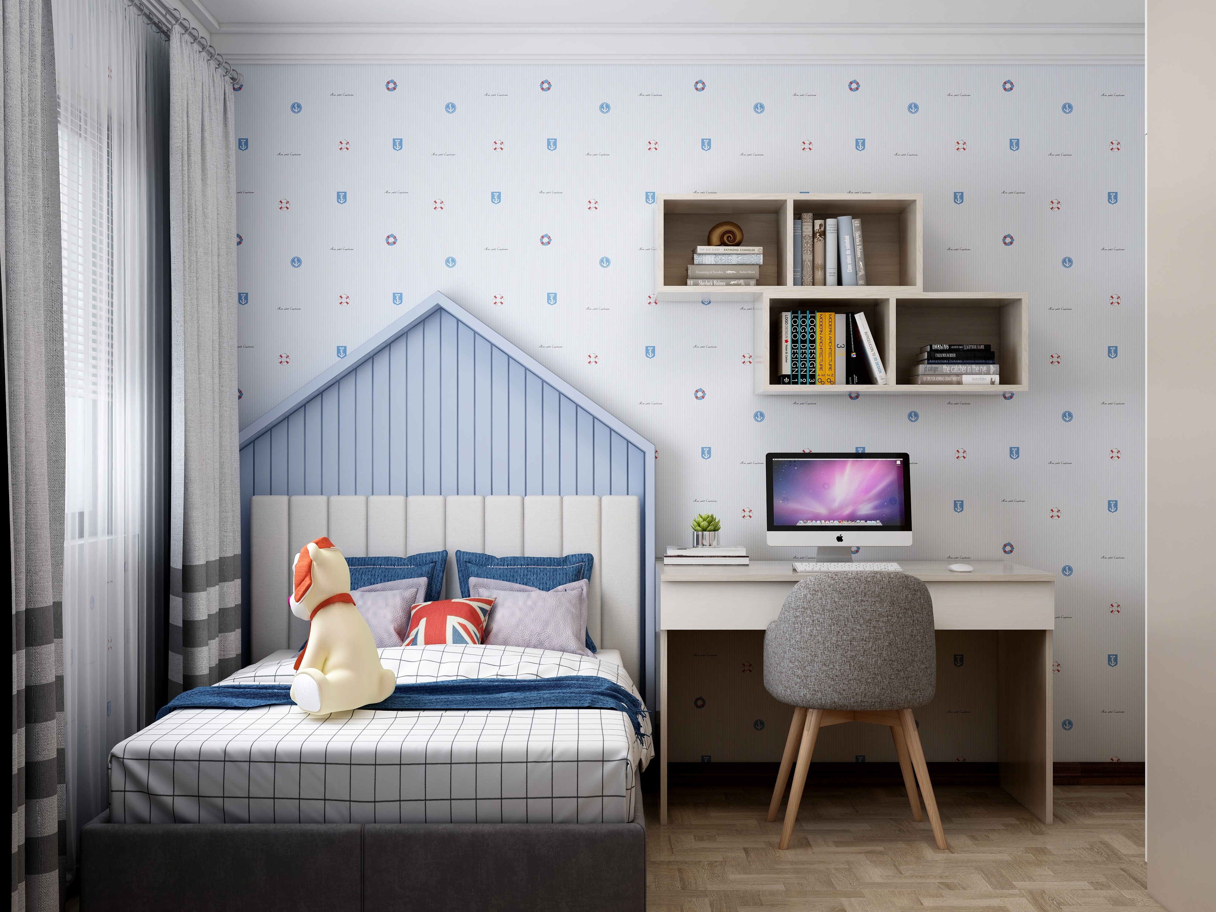 設(shè)計(jì)師教您簡化動(dòng)線，70㎡兩居讓三口之家活動(dòng)更便捷