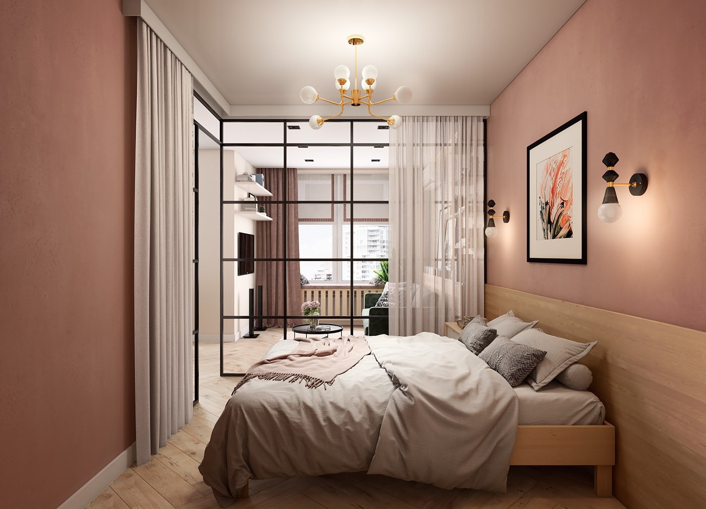 室內(nèi)光線昏暗怎么辦，不如試試玻璃全屋，這套輕奢簡(jiǎn)約宅火了	