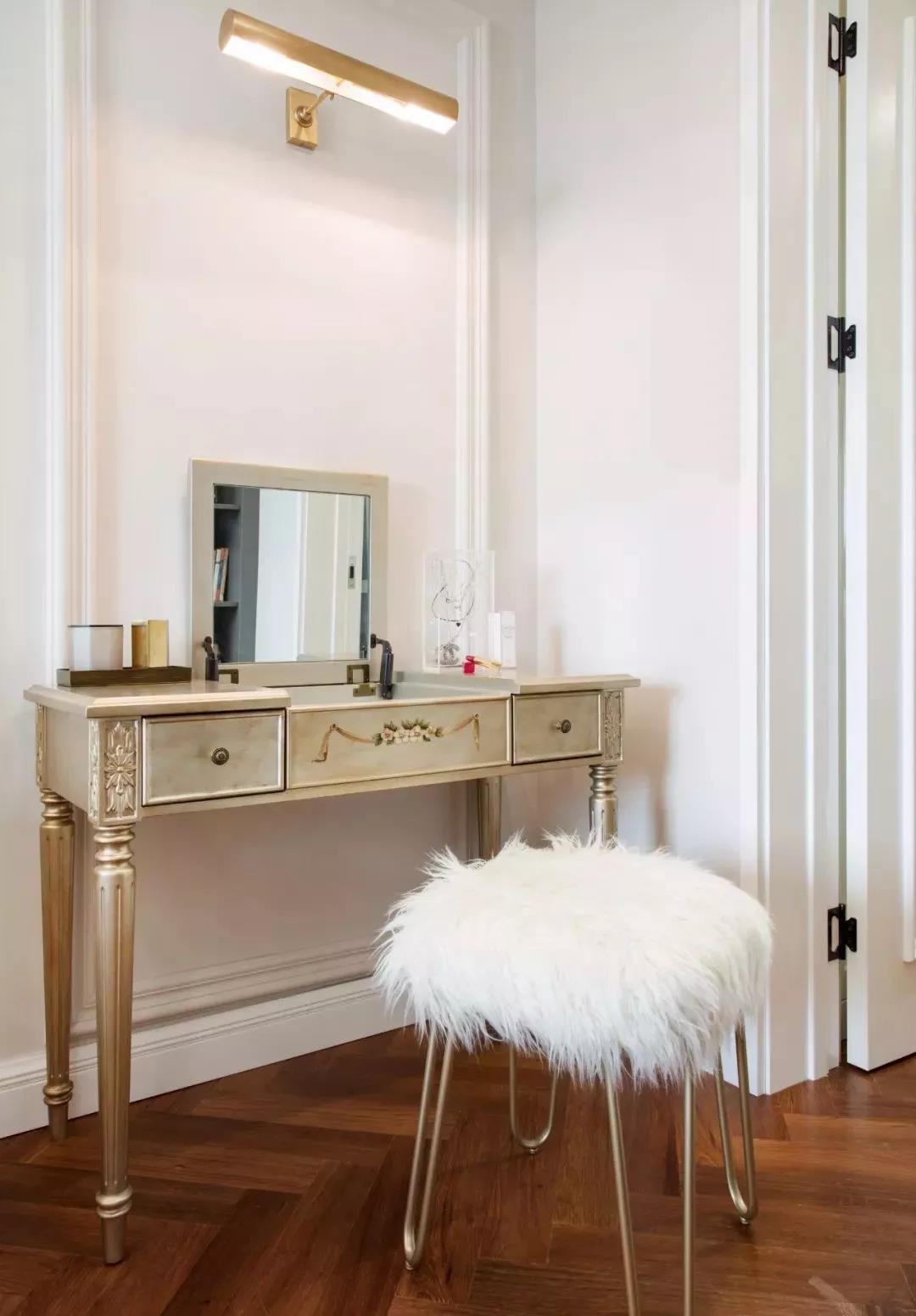 衣帽間內(nèi)藏書(shū)房，這套成都95㎡美式婚房，給滿分！