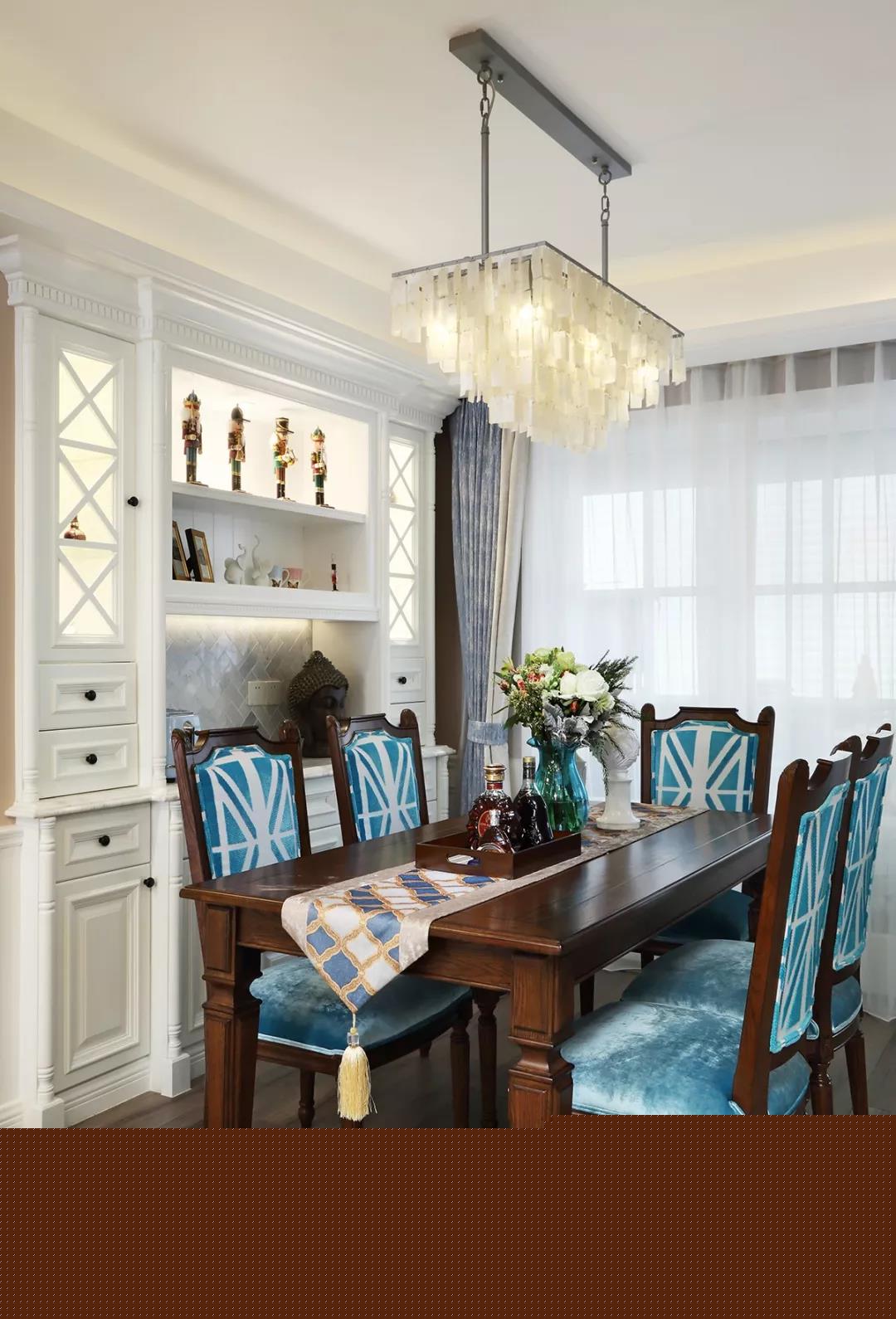 超時髦美式120㎡廣州老房，玩的都是大戶型標配