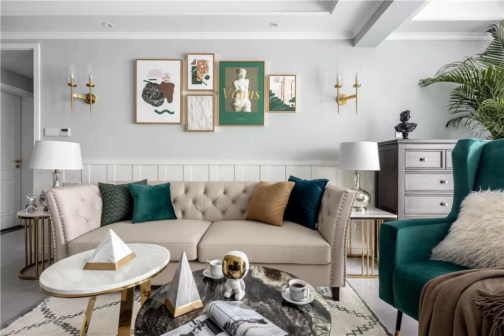 廣州120㎡三代同堂溫馨棲居，美式風格這樣裝，沒人敢說丑！