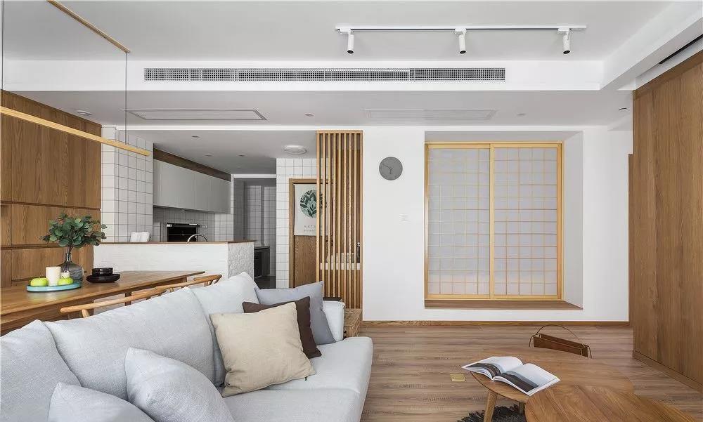 成都105㎡原木二人居|家庭影院、客廳飄窗、獨立茶室，清新又精致！