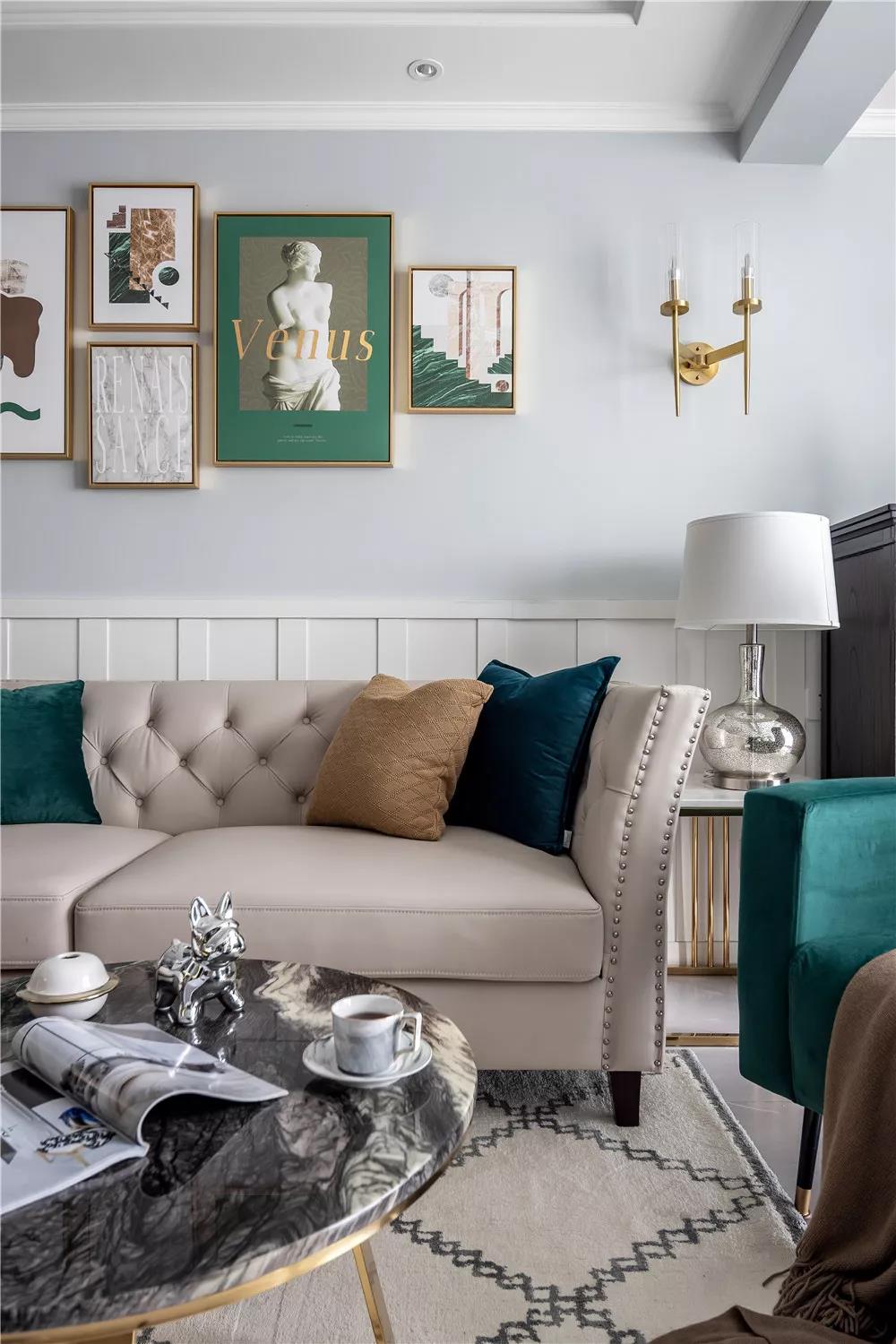 廣州120㎡三代同堂溫馨棲居，美式風格這樣裝，沒人敢說丑！