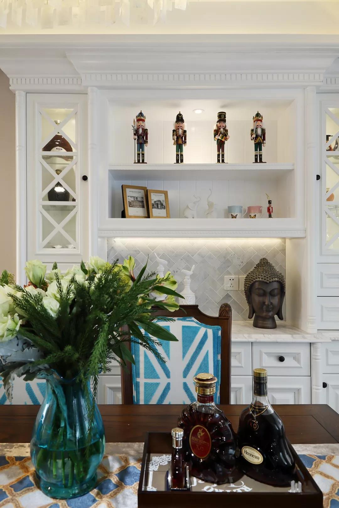 超時髦美式120㎡廣州老房，玩的都是大戶型標配