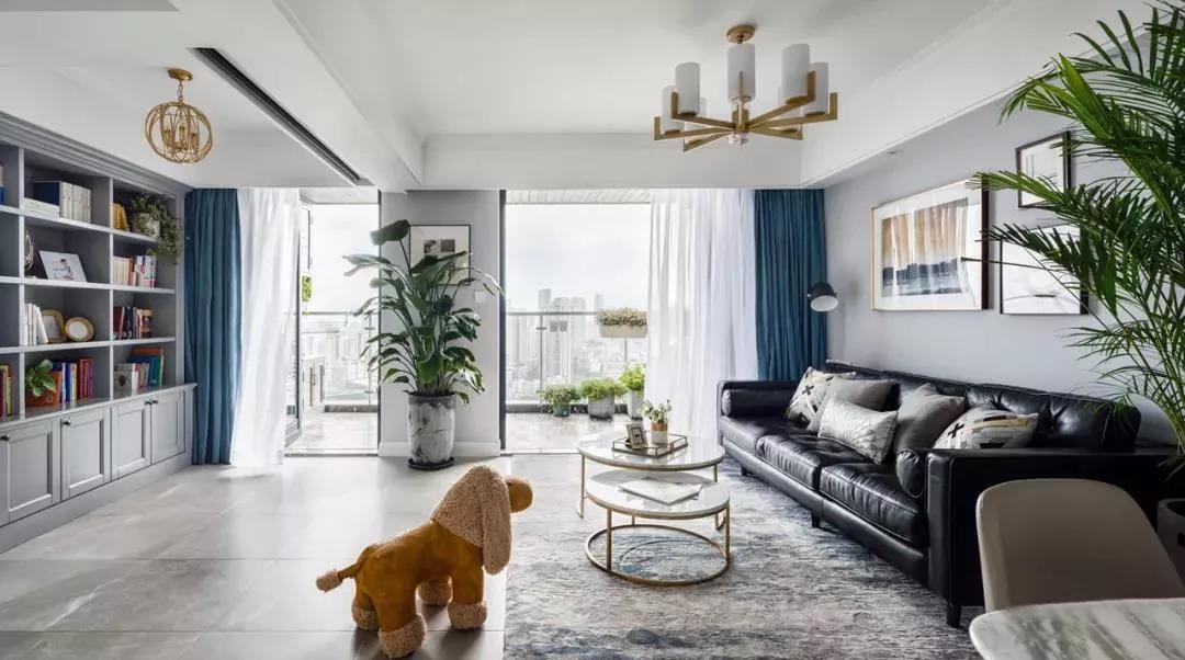 花園陽臺+閱讀式客廳 新晉奶爸13萬實現(xiàn)妻子輕奢美式夢
