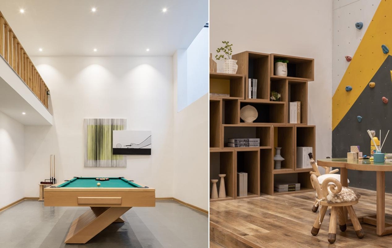 399㎡混搭別墅，打造現(xiàn)代北歐優(yōu)雅格調(diào)，一整層的休閑娛樂區(qū)出乎意料的獨特！