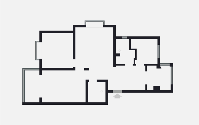 餐廳背景作入戶端景，這套100㎡溫馨北歐3居室，進(jìn)門就美翻了！
