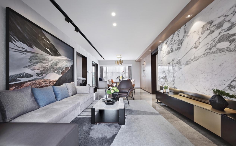 灰色調譜寫優雅風情，精致擺件演繹輕奢時尚，這樣的輕奢風讓人移不開眼～