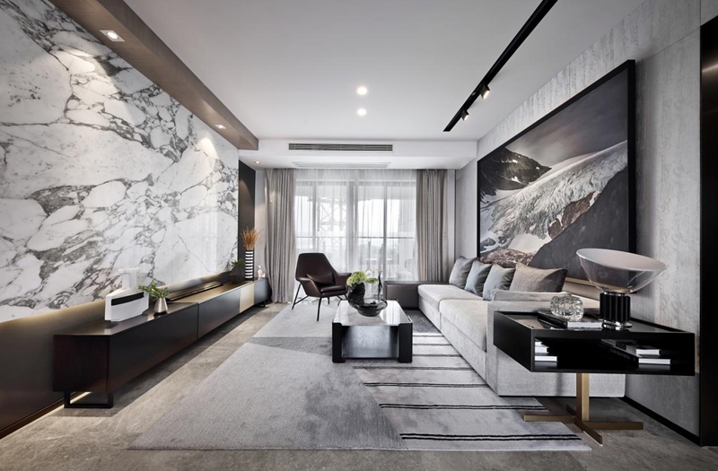 灰色調譜寫優雅風情，精致擺件演繹輕奢時尚，這樣的輕奢風讓人移不開眼～