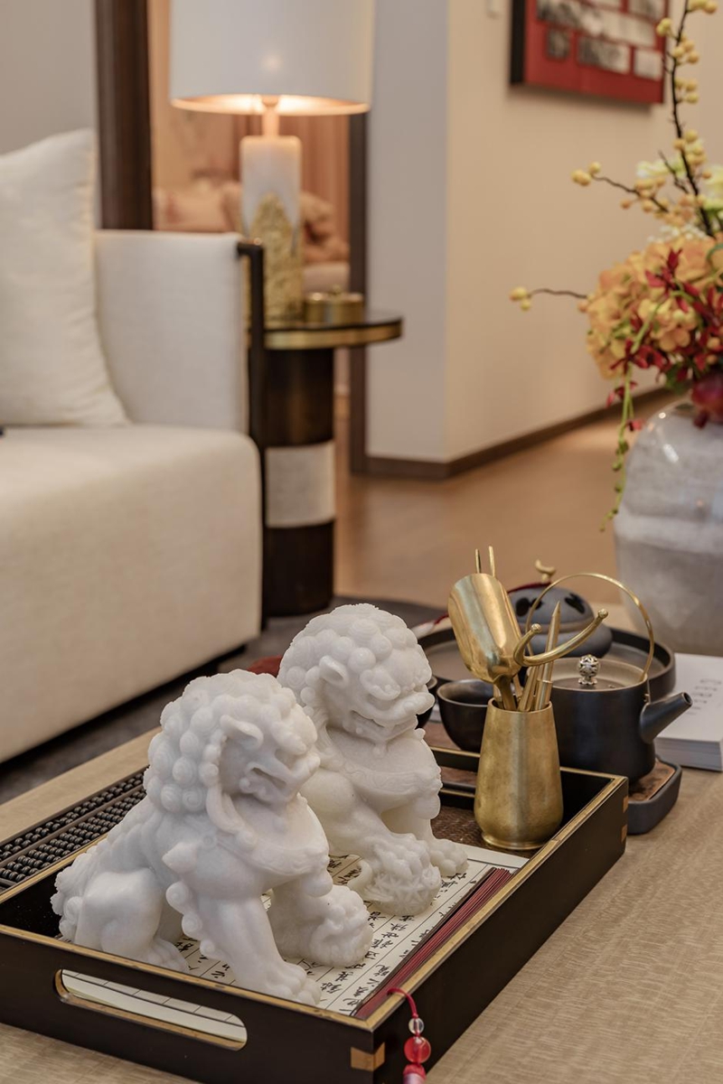 179㎡輕奢新中式，時尚與藝術感并存，品味禪意人生
