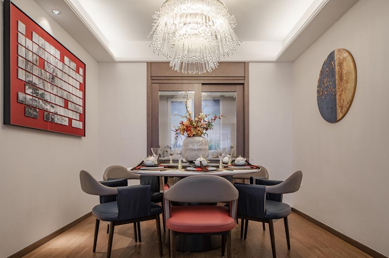 179㎡輕奢新中式，時尚與藝術感并存，品味禪意人生