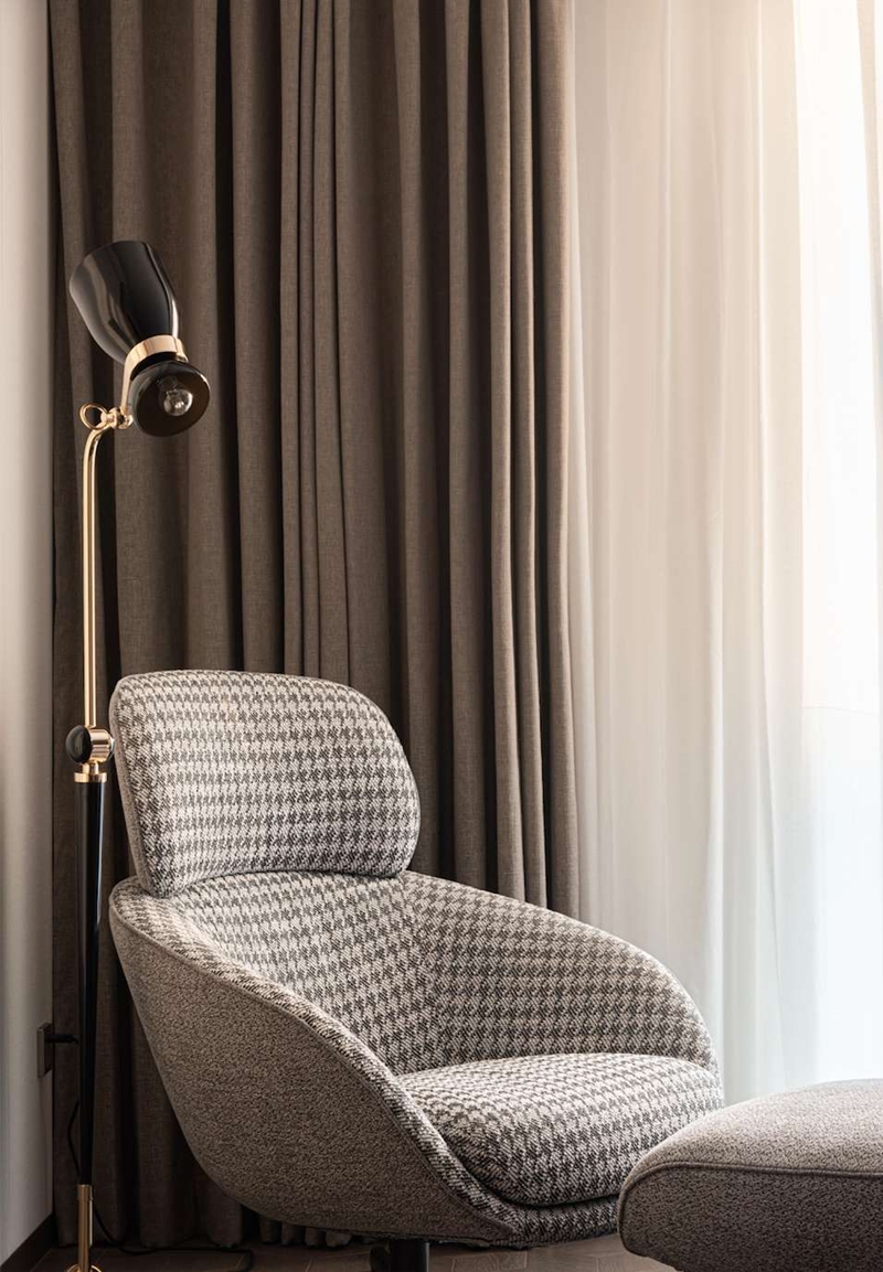 199㎡帶有藝術色彩的輕奢風，溫馨獨特的三口之家。