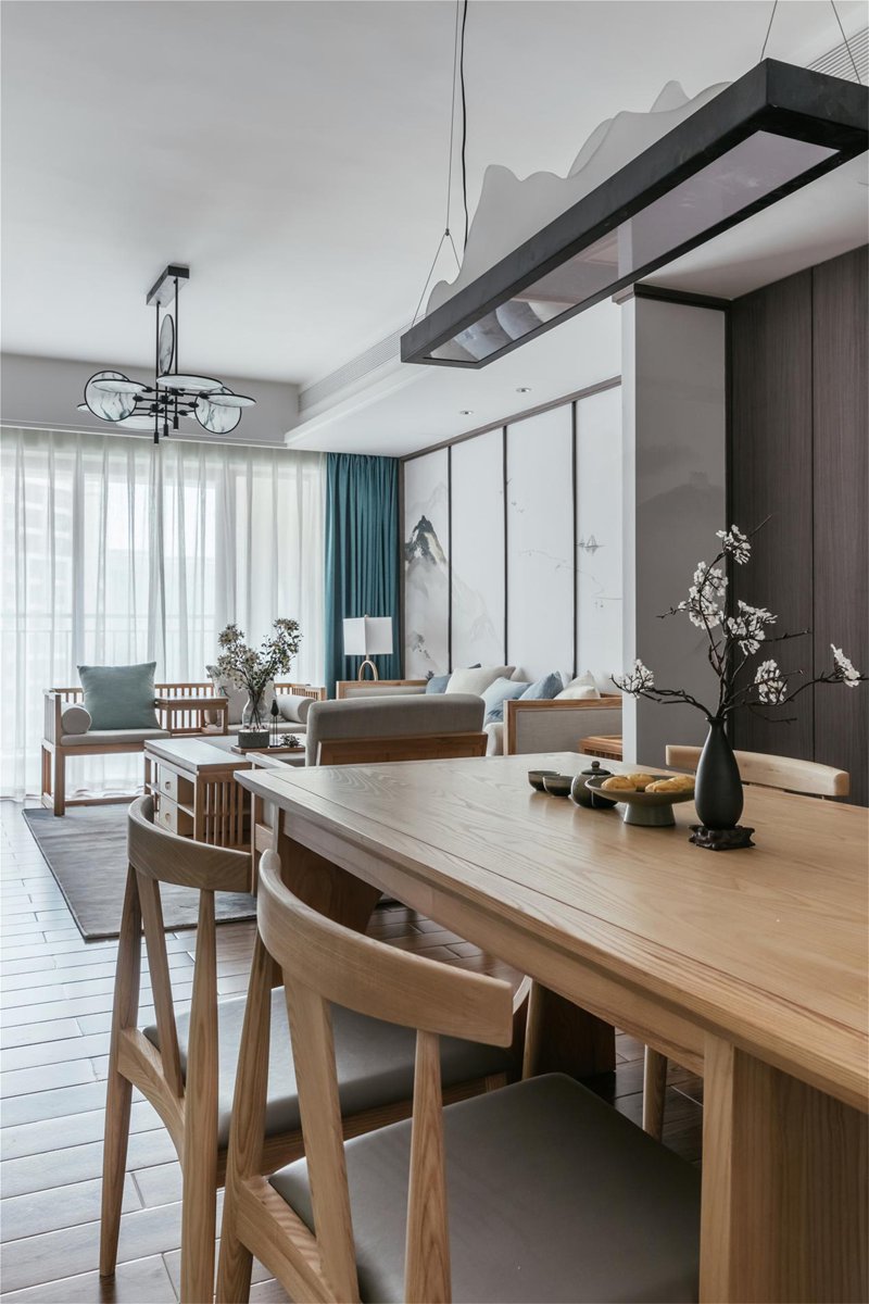 113m2兩居新中式，美到骨子里